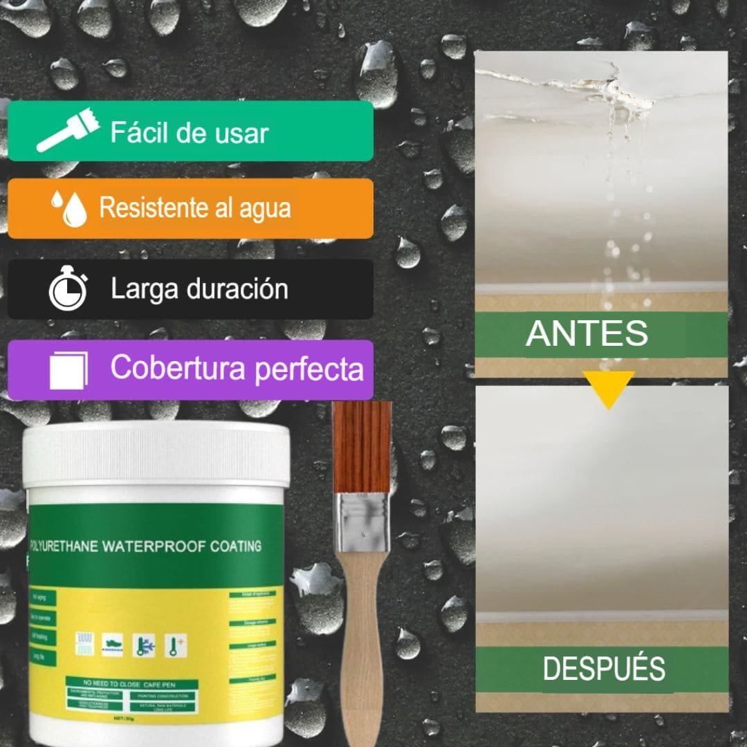 Sellador pegamento impermeable invisible