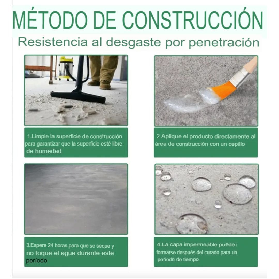 Sellador pegamento impermeable invisible