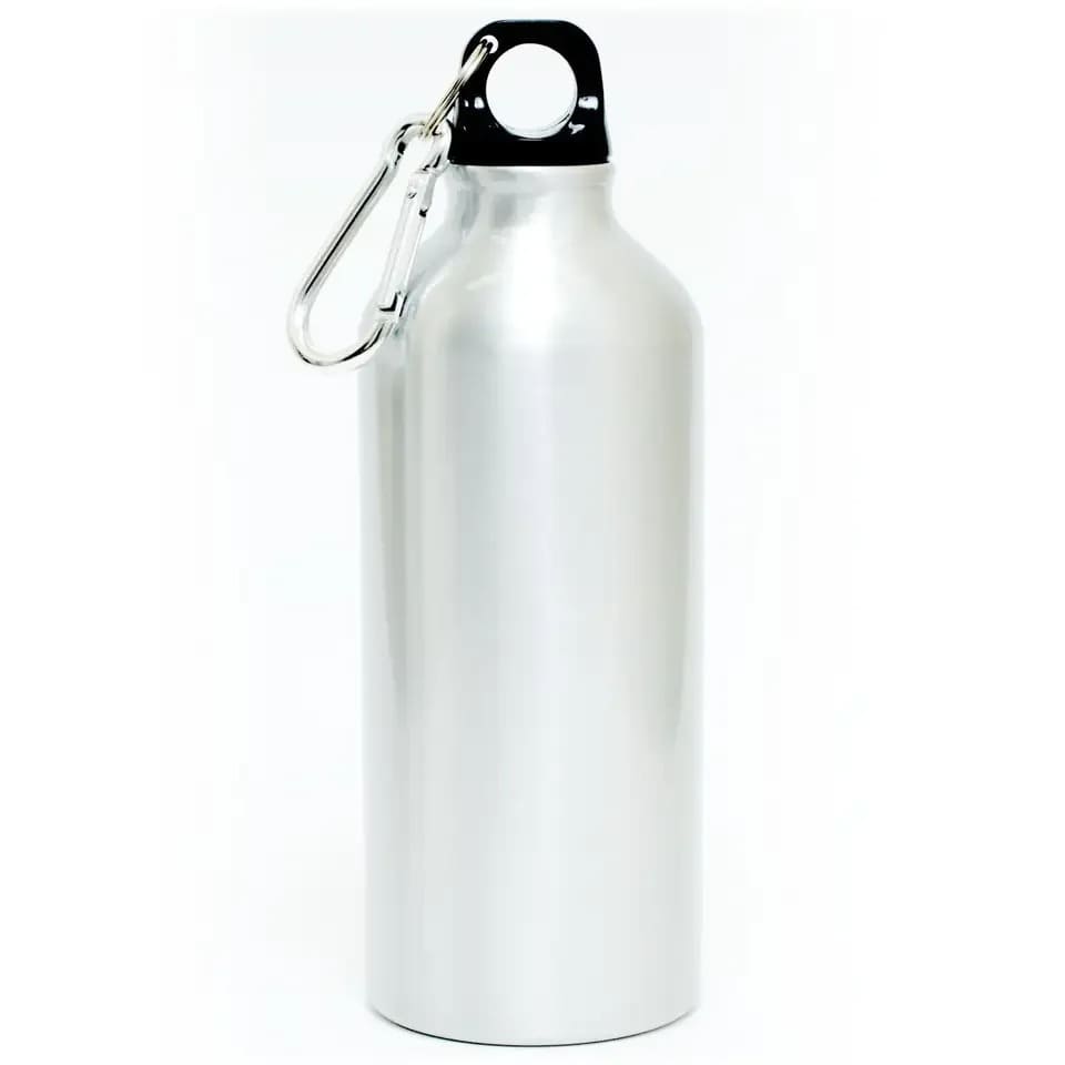 Termo de Aluminio 500Ml Plateado DTF Calidad AAA