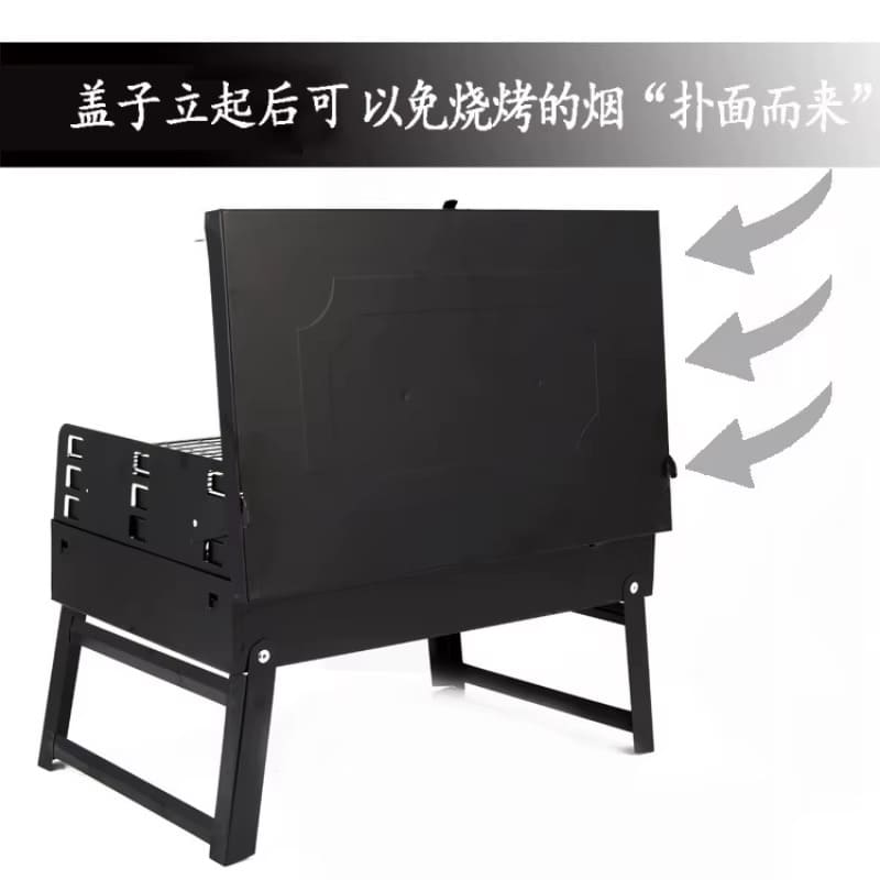 BBQ PORTATIL + UTENCILIOS